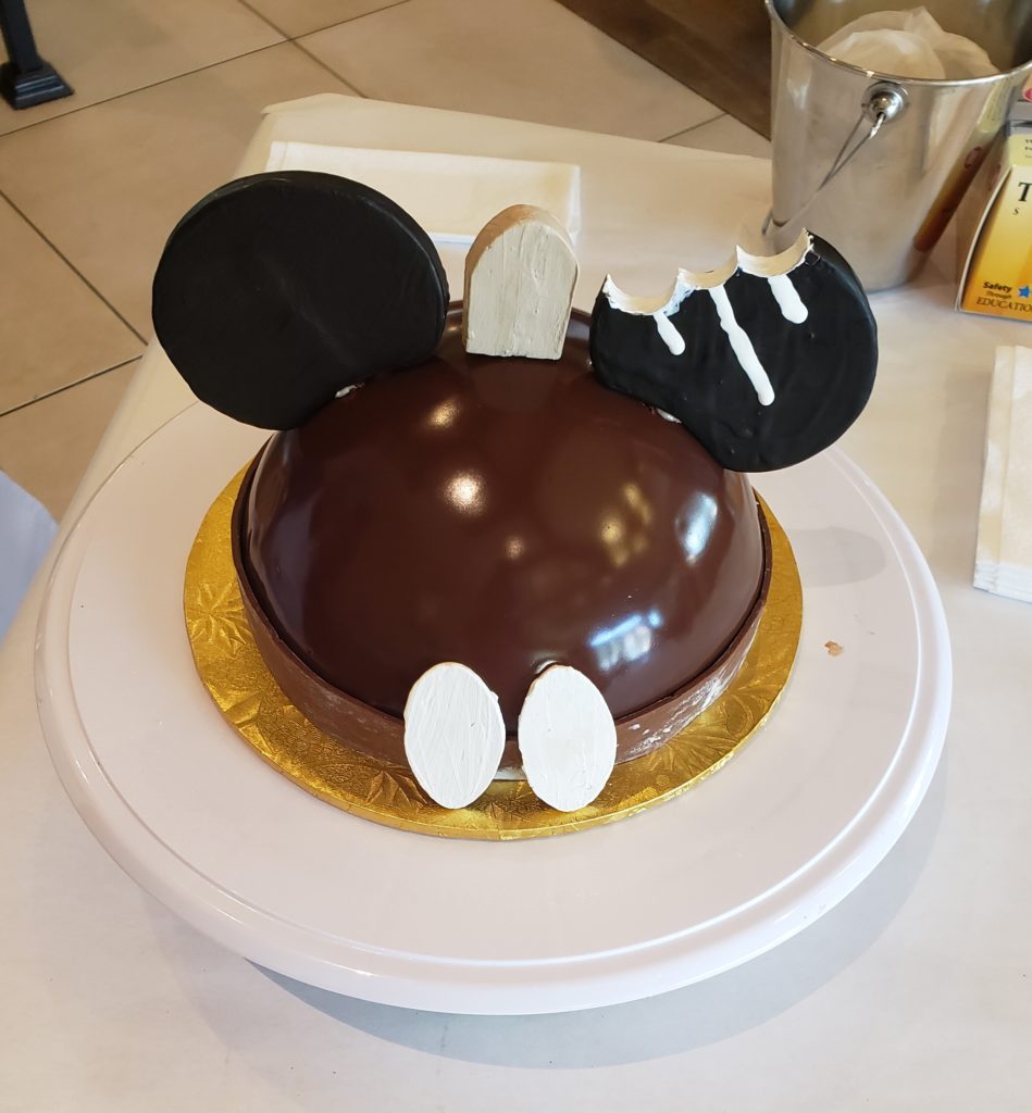 Mickey Dome Cake.  Do activities outside the park to have fun and stay within your Disney World budget