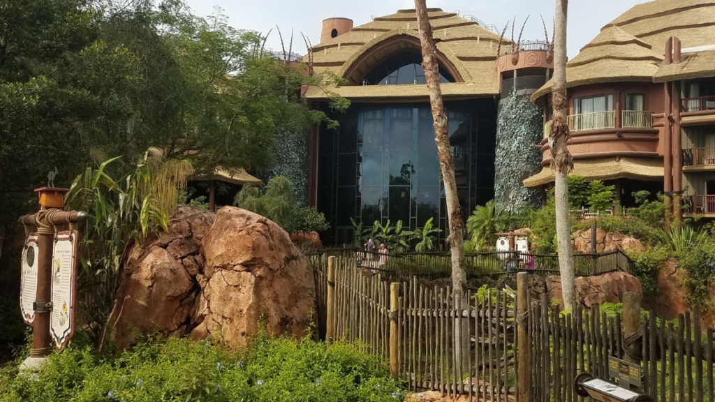 Exterior Animal Kingdom Lodge at Disney World