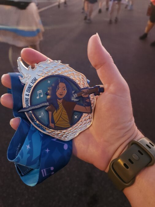 RunDisney wine and dine 10k medal