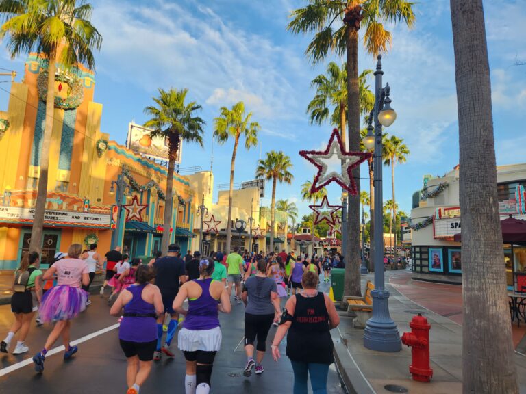 Running in Hollywood Studios