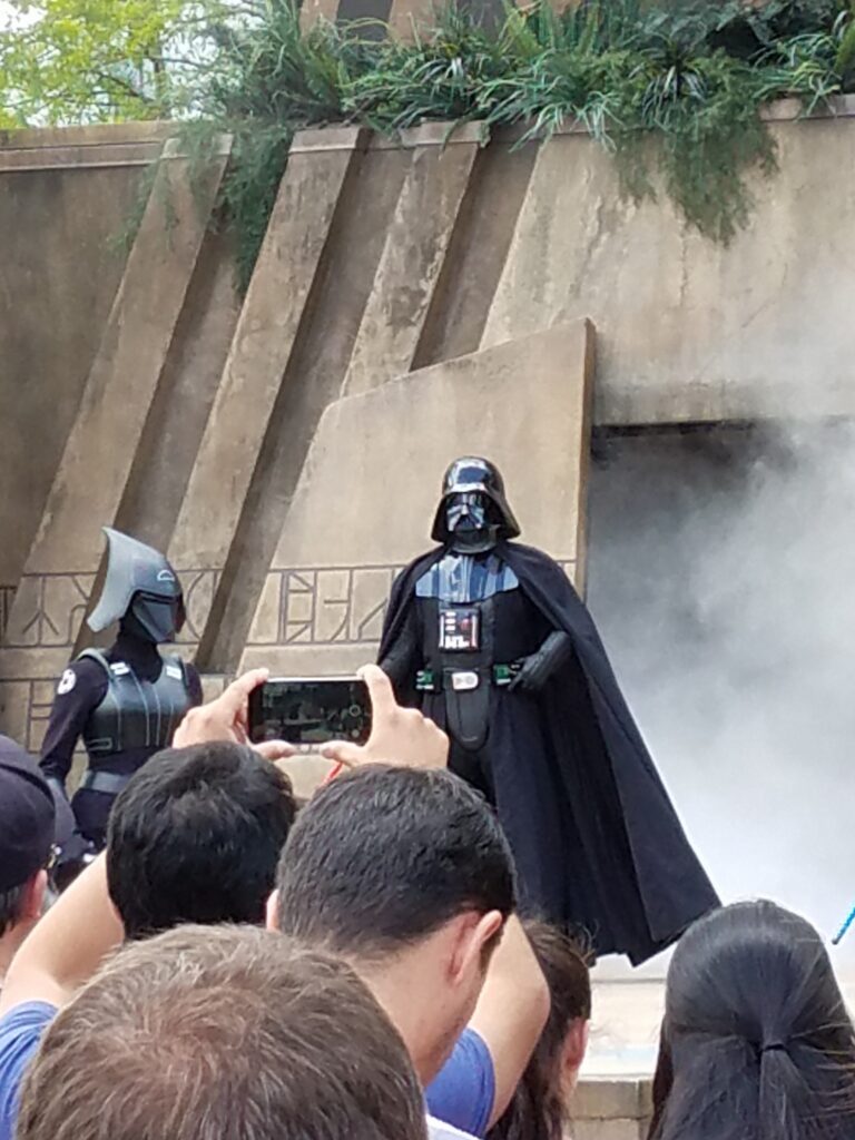 Darth Vadar at Disney World theme park