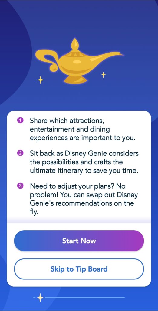 Genie screen on MDE.