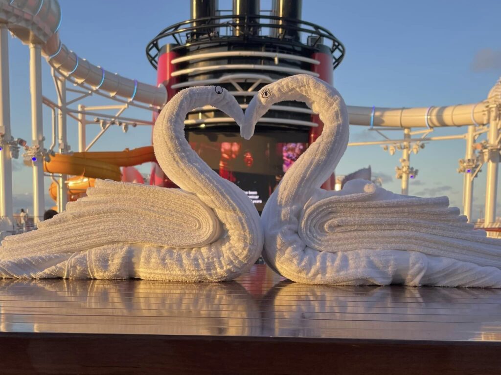 Towel art on Disney Wish