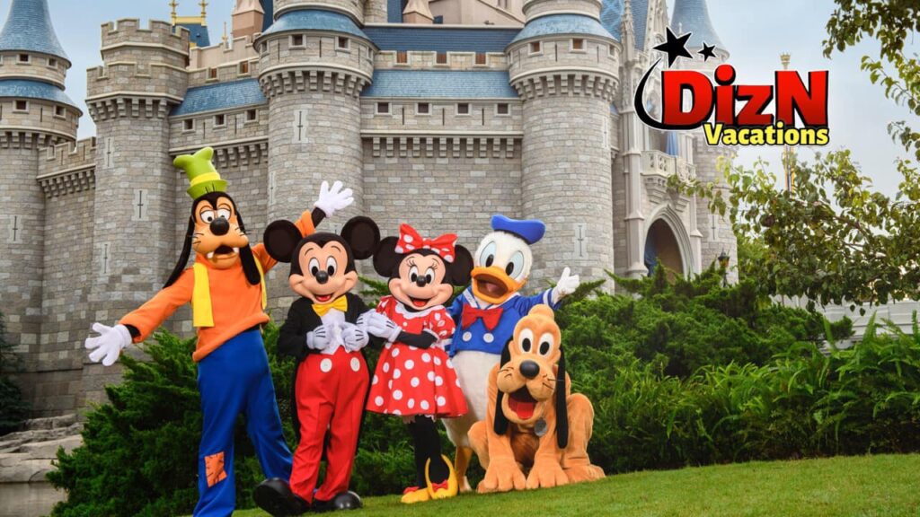 Dizn vacations with characters