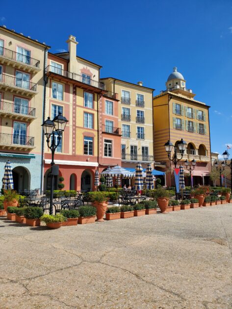 Portofino Bay outdoor seating