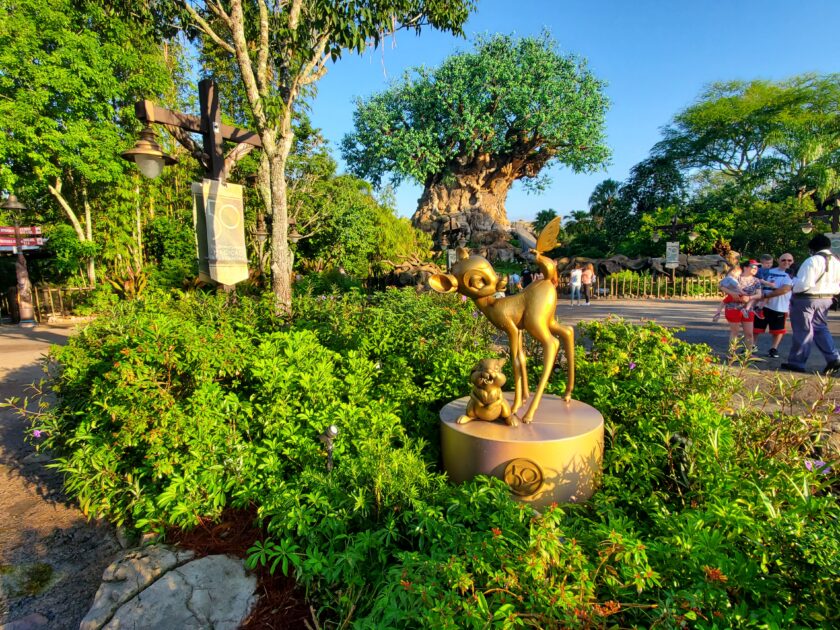 Bambi statue at Animal Kingdom Park