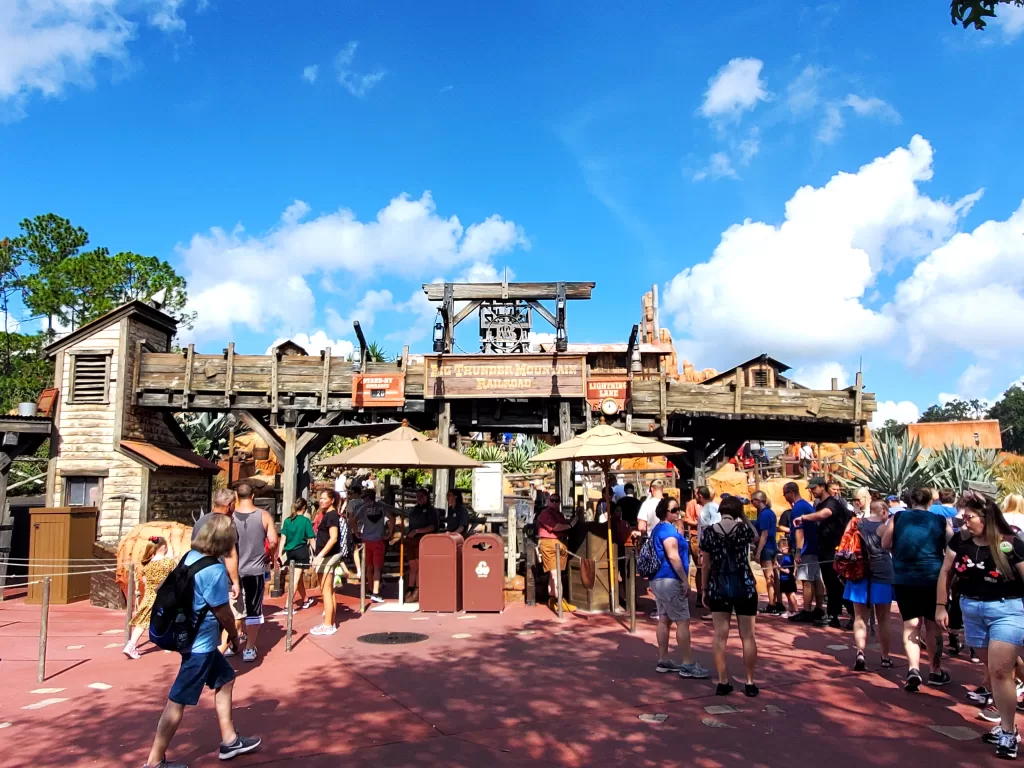 Lightning Lane at Big Thunder Mountain can be accessed with the Disney travel tools.