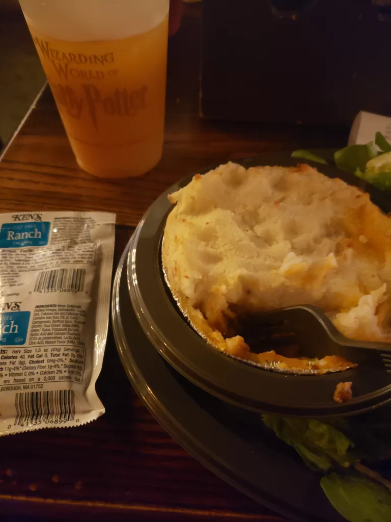 The Sheppard's Pie from the Leaky Cauldron