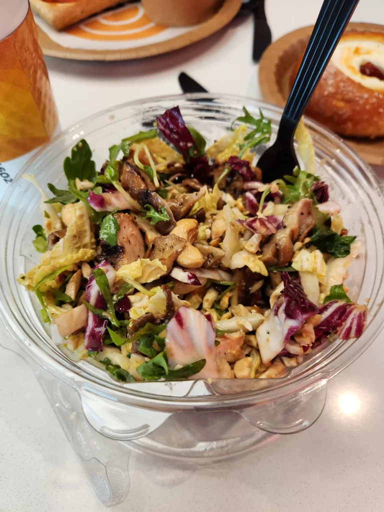 A salad from the today show cafe in Universal Orlando Resort.