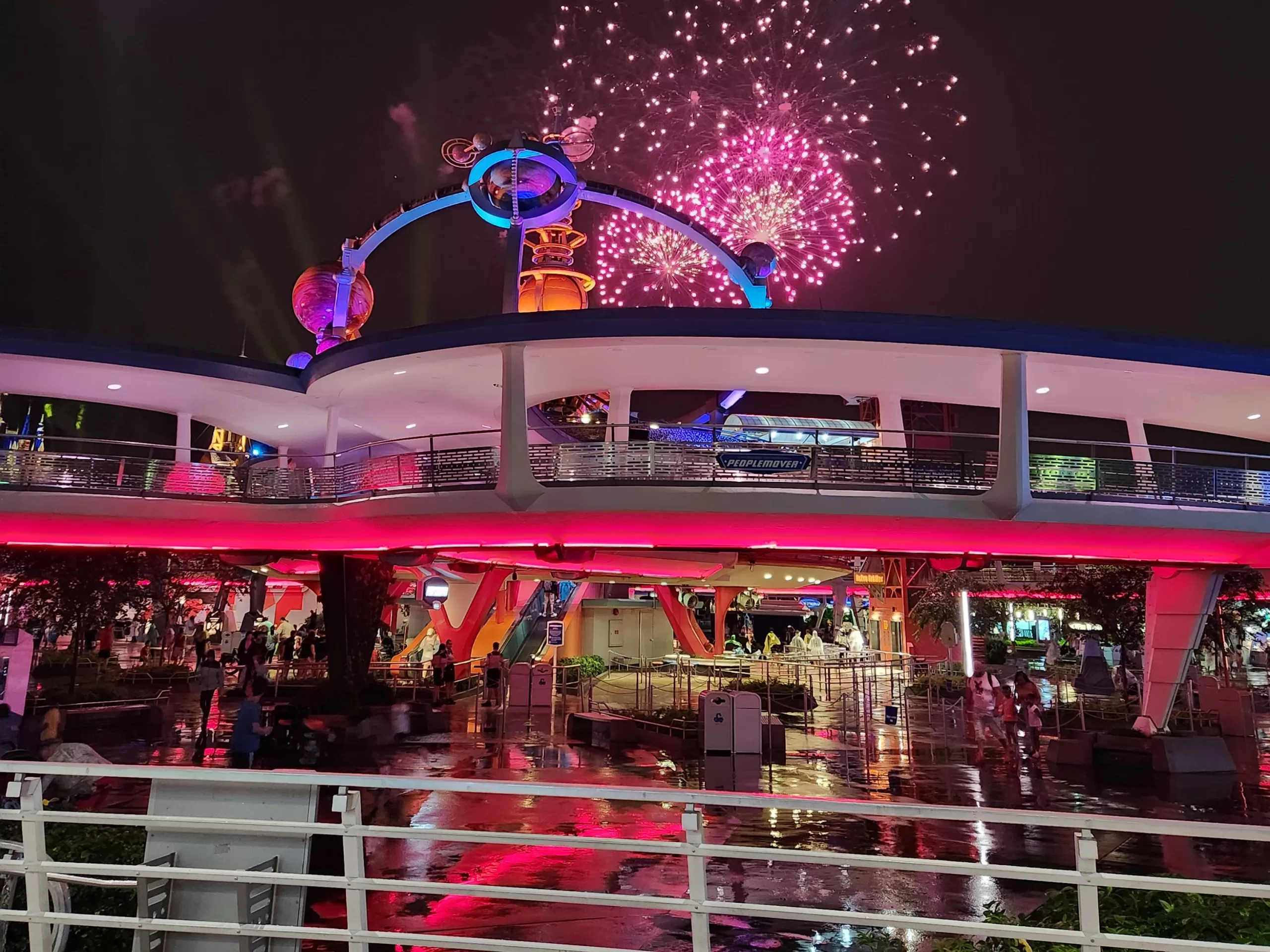 Fireworks from Tomorrowland during Disney After Hours Event