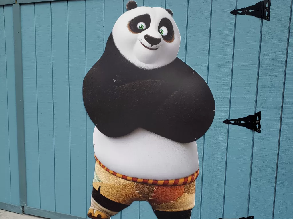 Kung Fu Panda Decor at Universal Studios Florida