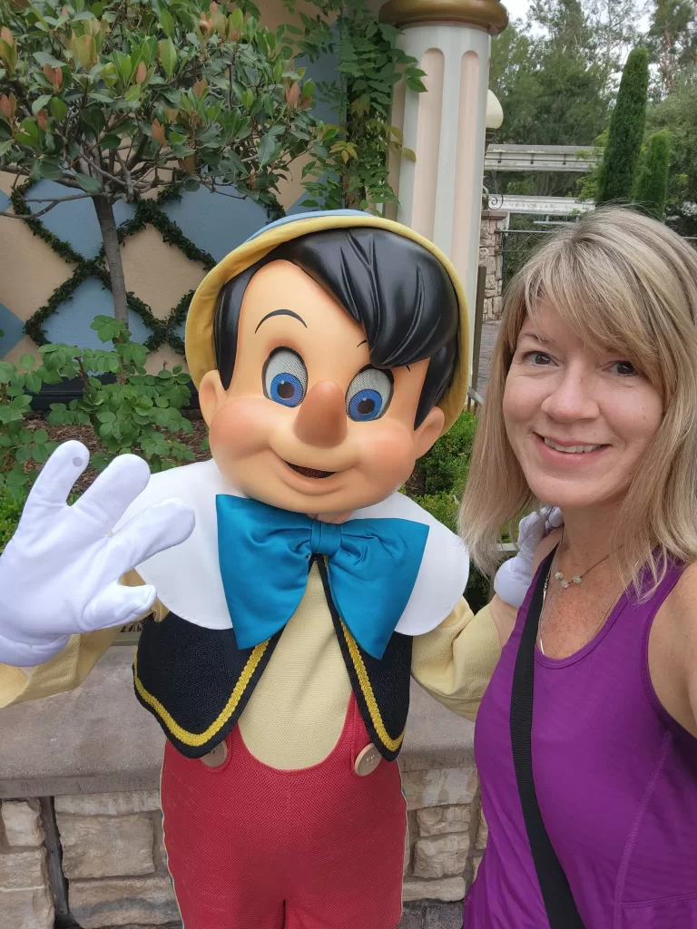 Me and Pinocchio at Disneyland Park