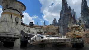 Millenium Falcon at Star Wars: Galaxy's Edge