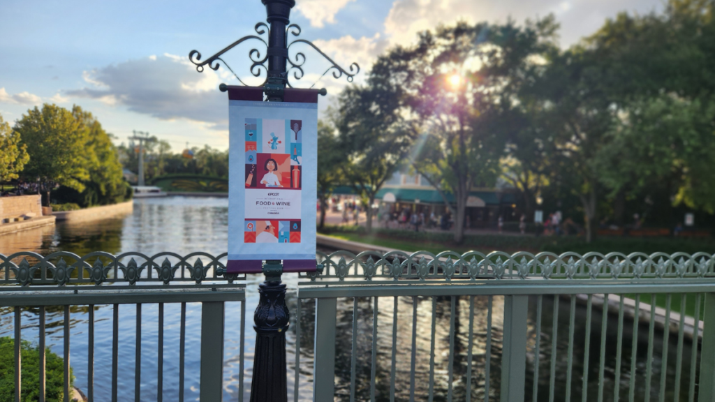 EPCOT food and wine signage