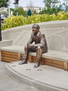 The Dreamer statue of Walt Disney at EPCOT World Celebration