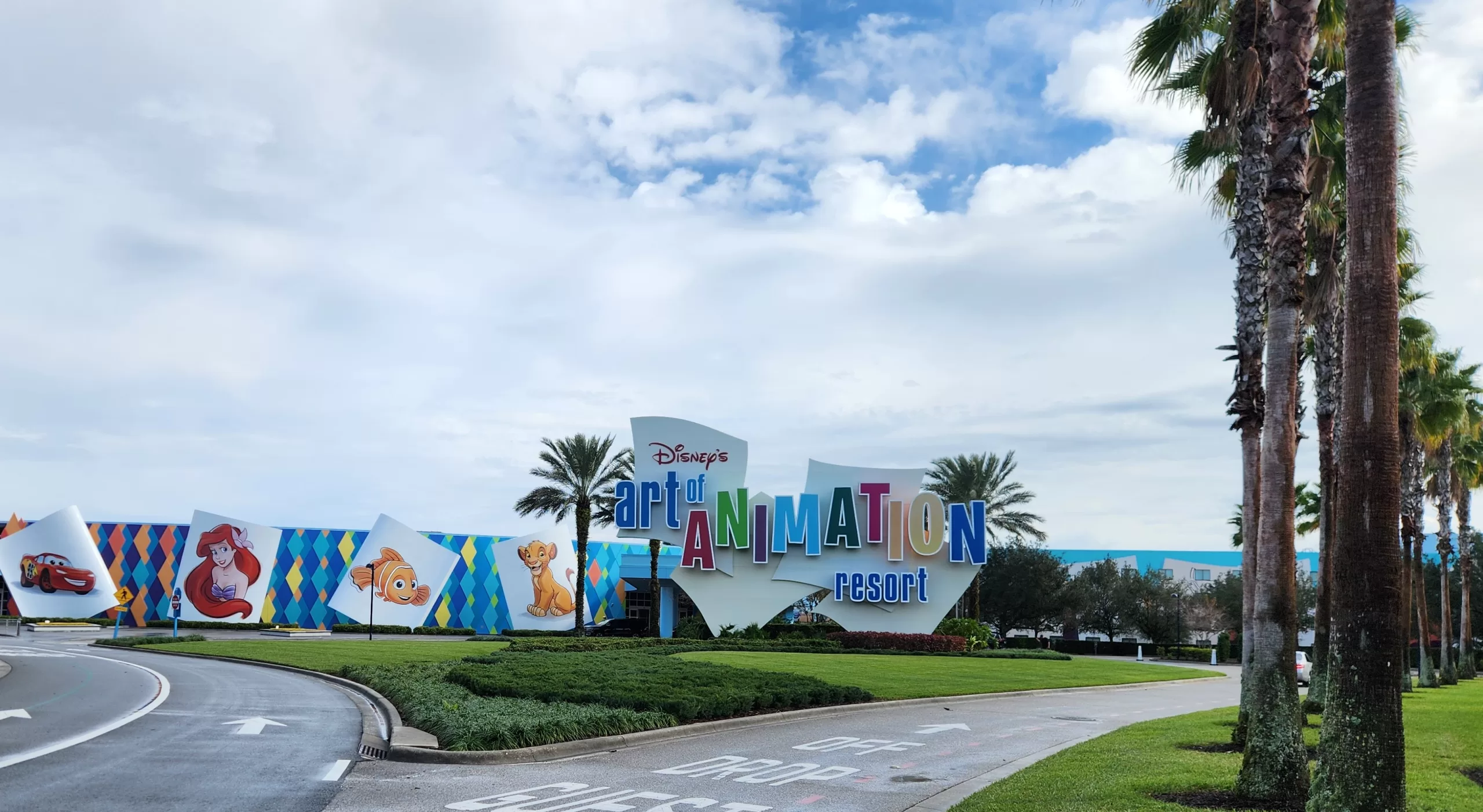 The front of Disney's Art of Animation Resort