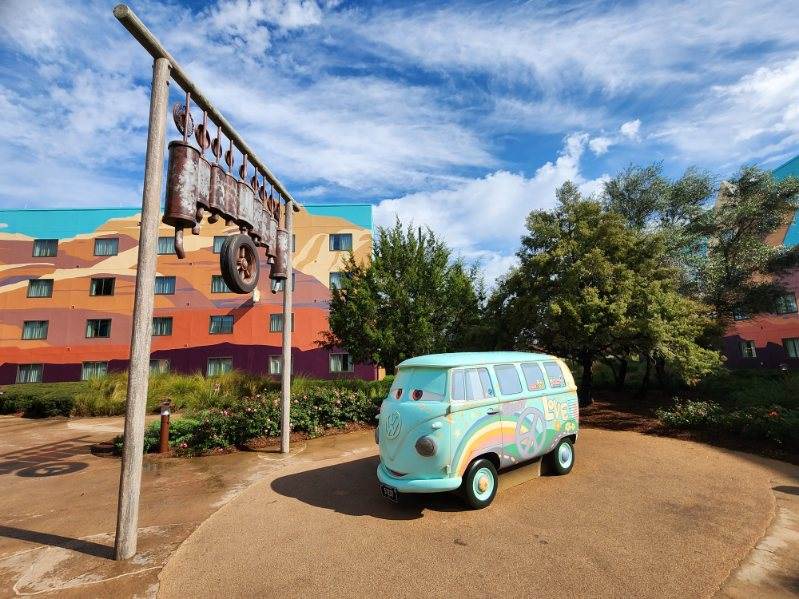 Cars Theming at Disney's Art of Animation Resort