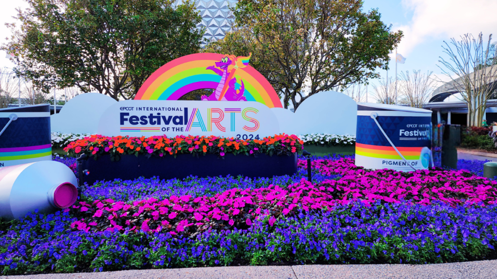 EPCOT International Festival of the Arts signage