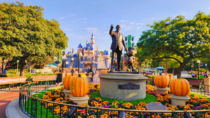 Walt and Mickey Mouse Statue Disneyland Park