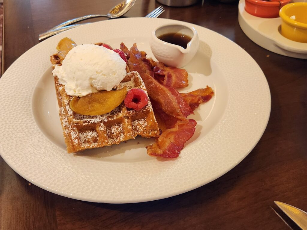 Sour Cream Waffle from Topolino's Terrace