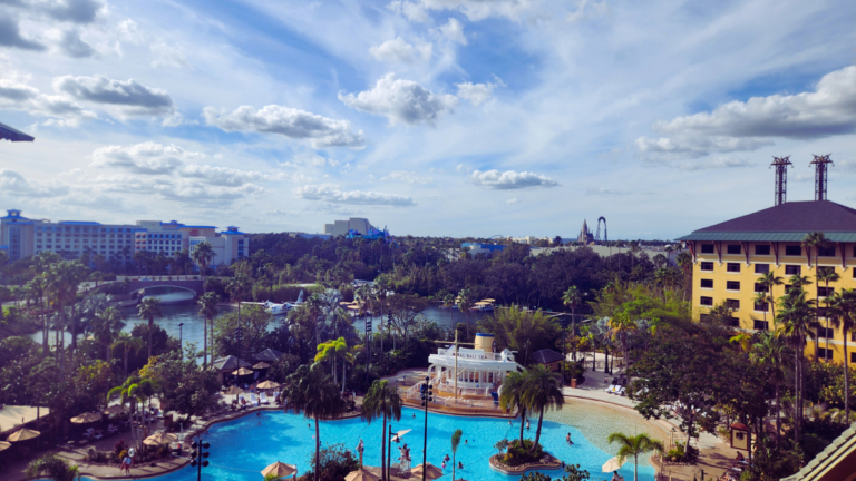 Ariel view of Universal Orlando Resort